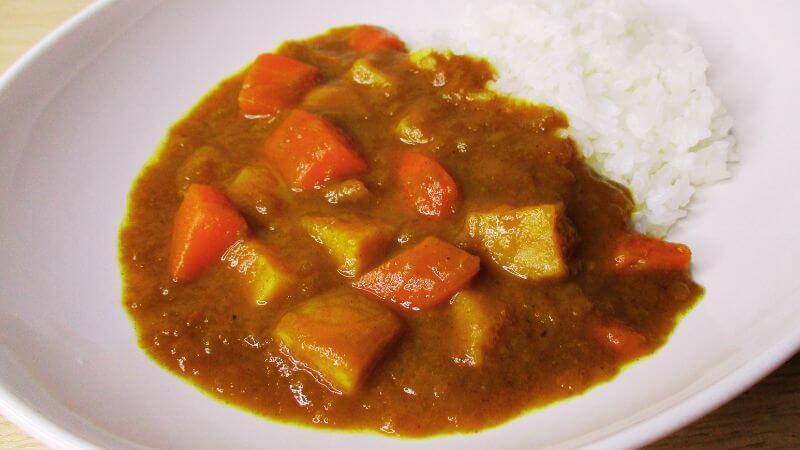 プラントベースのボンカレーのアップ画像