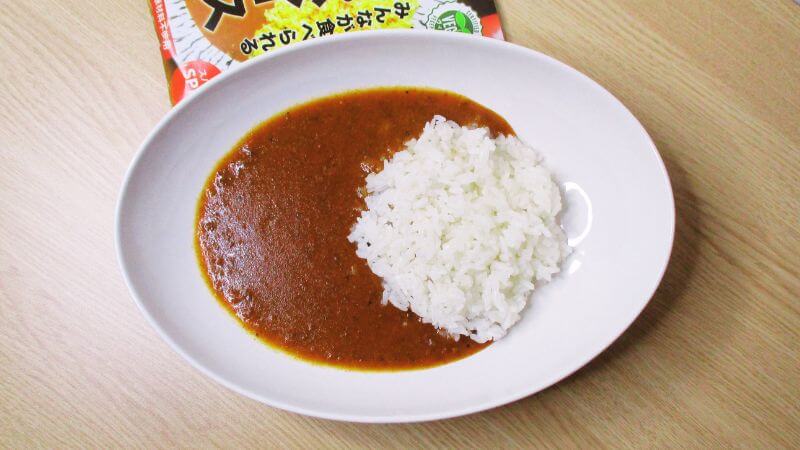 Vegara ヴィーガングルテンフリーカレースパイシーのアップ写真