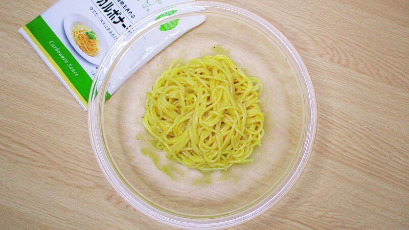 GREEN KEWPIE植物生まれのカルボナーラ調理後