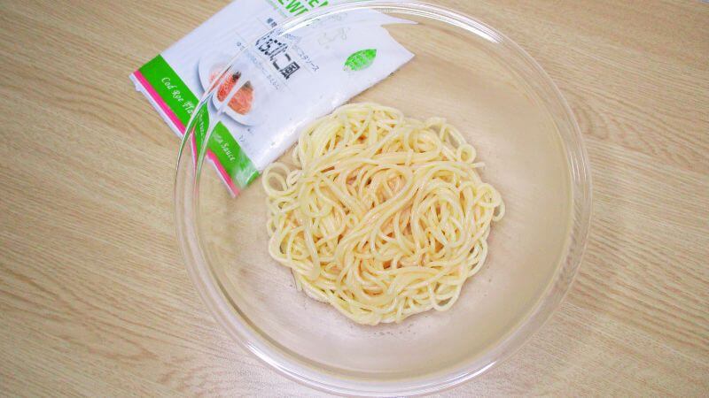 GREEN KEWPIE植物生まれのパスタソースたらこ風調理後