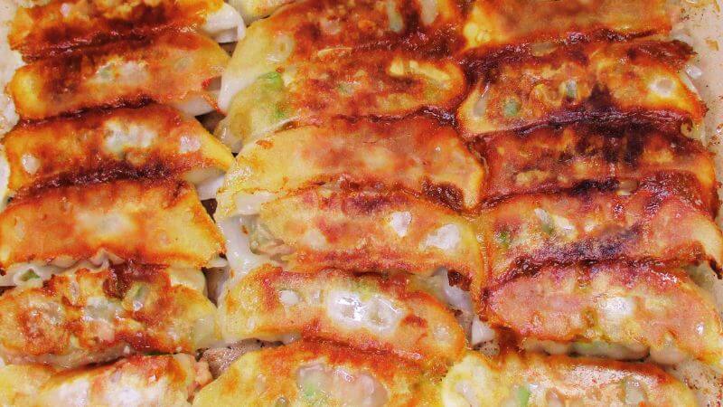 サンホームプロテイン餃子の焼き上がり