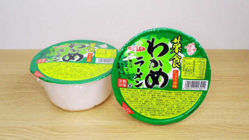 たるたや 菜食わかめラーメンしょうゆ味
