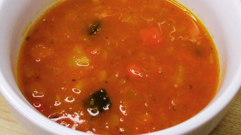 ベジテベジタブルスープ湯煎後