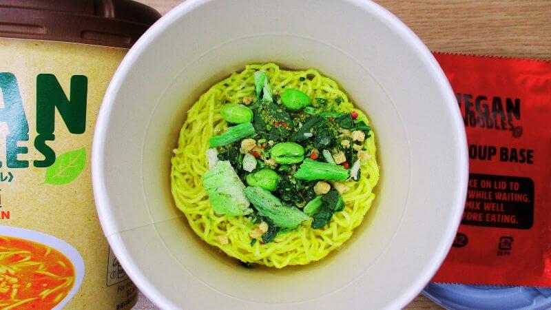 ヤマダイヴィーガンヌードル担々麺調理前