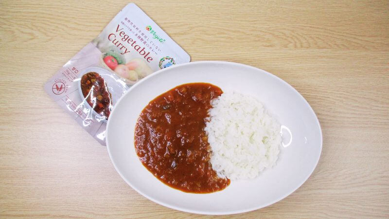 ベジテベジタブルカレーのアップ写真