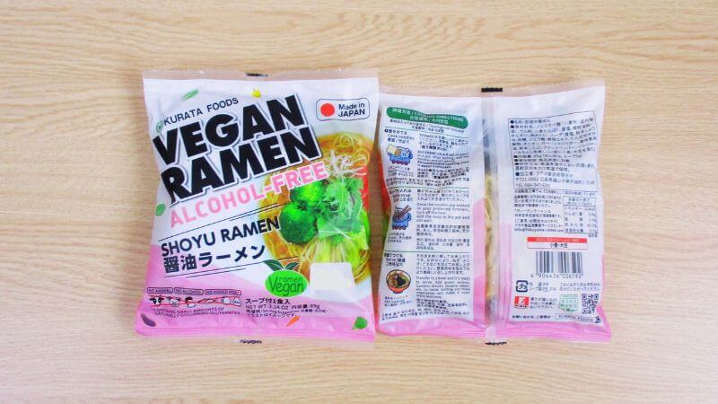 クラタ食品 アルコールフリー ヴィーガンラーメン醤油