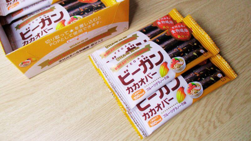 UHA味覚糖 ビーガンカカオバーフルーツグラノーラ味１箱セット