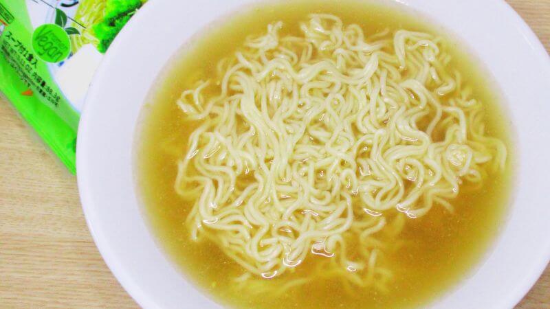 クラタ食品 アルコールフリー ヴィーガンラーメン柚子塩調理後
