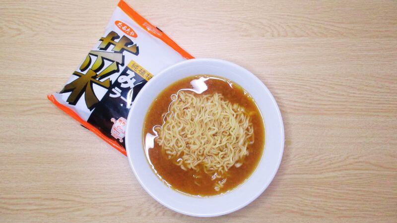 たるたや 菜食ラーメンみそを上から見た写真